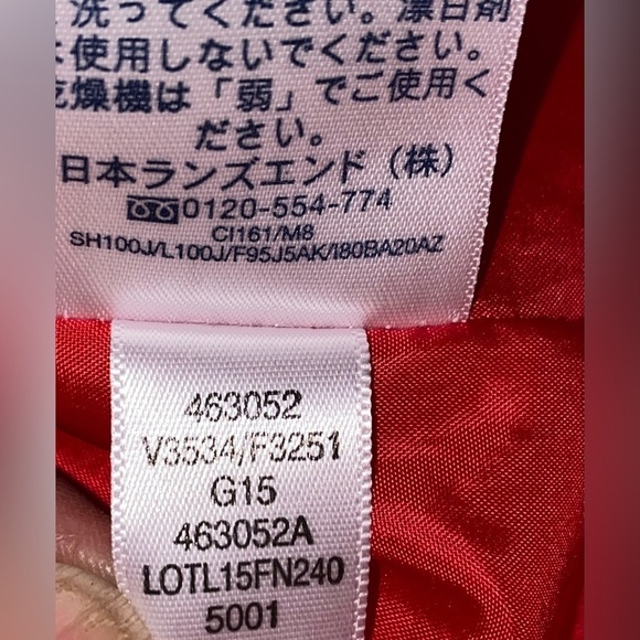 Lands' End Down Puffer‎ Red Plaid Vest Women L Hiking Walking Trails Gorpcore - Picture 6 of 9